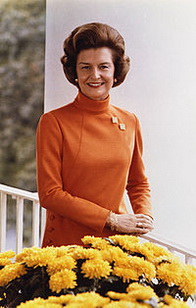 Элизабет Энн «Бетти» Блумер Форд биография, фото, истории - супруга экс-президента США Джеральда Форда, первая леди США с 9 августа 1974 по 20 января 1977 года