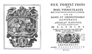 Секст Помпей Фест біографія, фото, розповіді - римський граматик-лексикограф II століття н